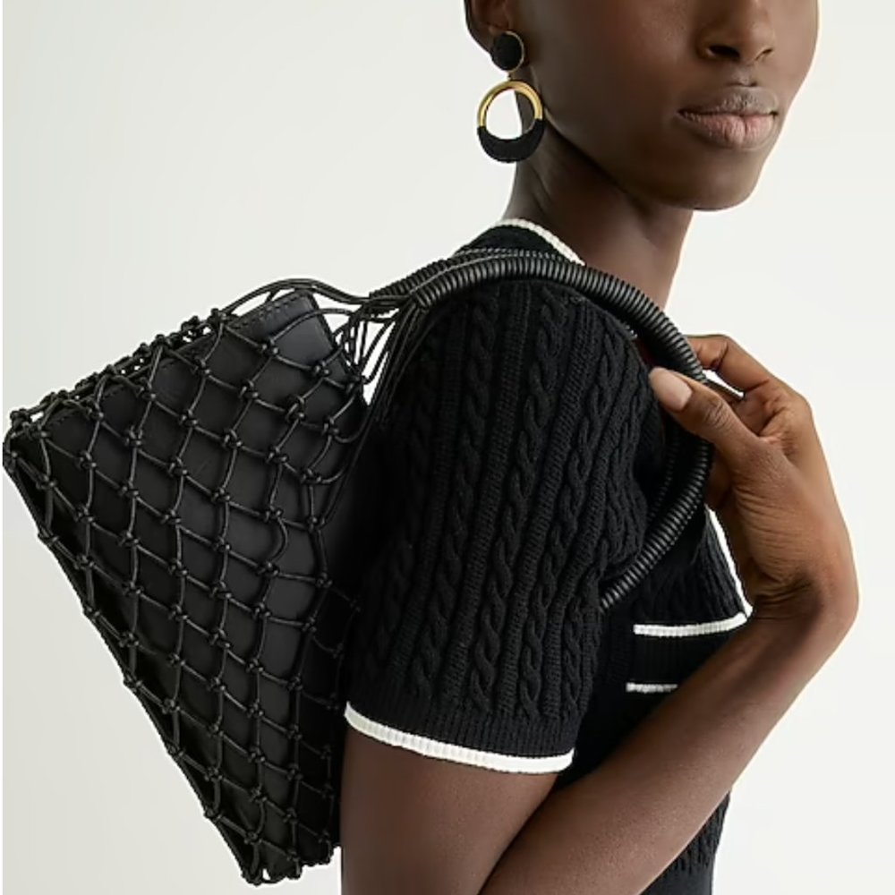 J. Crew Sedona rectangle bag in leather